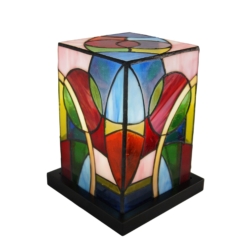 Lampada in vetro mosaico moderna
