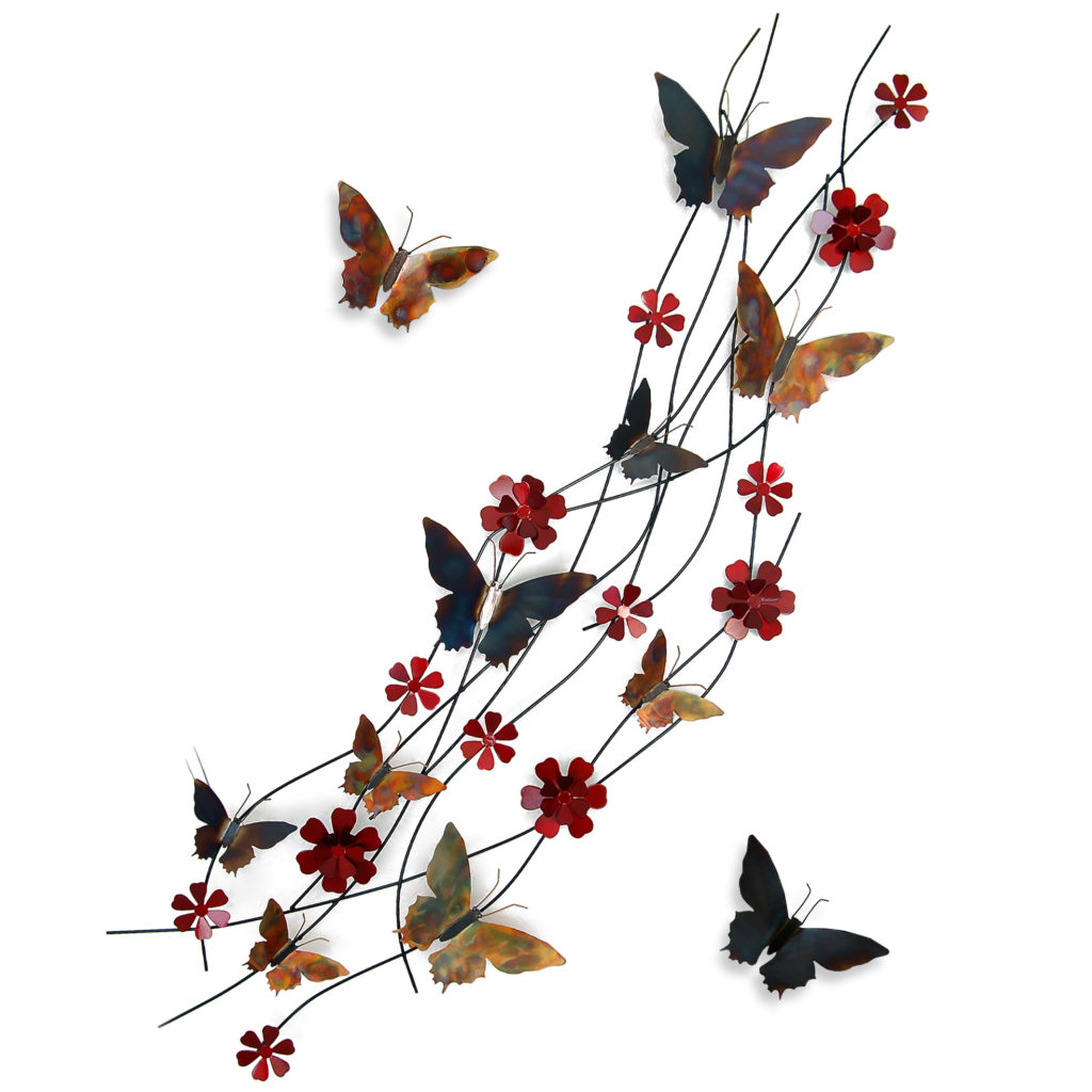 idea regalo per una mamma romantica: opera farfalle e fiori