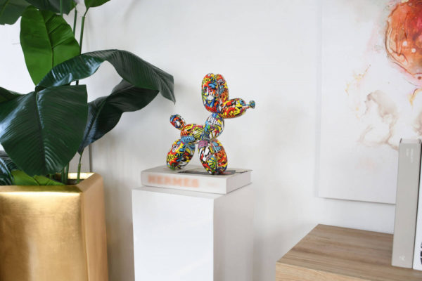 Statue in resina Pop Art Watertransfer: la tecnica della cubicatura entra in casa ADM Home Decoration