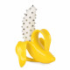 D3532PYST1 - Banana giallo con borchie