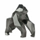 D4944EA - Gorilla sfaccettato statua in resina