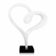 D6679PW - Cuore bianco