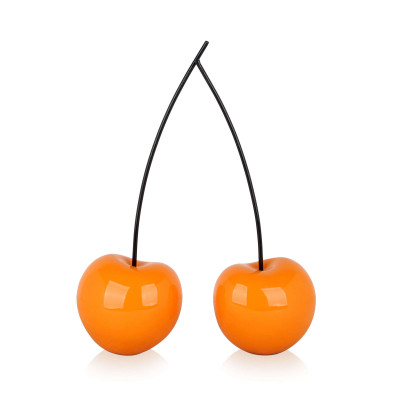 D2841PO1 - Ciliegie doppie piccole arancione
