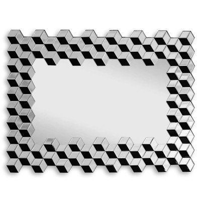 HM004A11585 - Specchio da parete effetto cubi