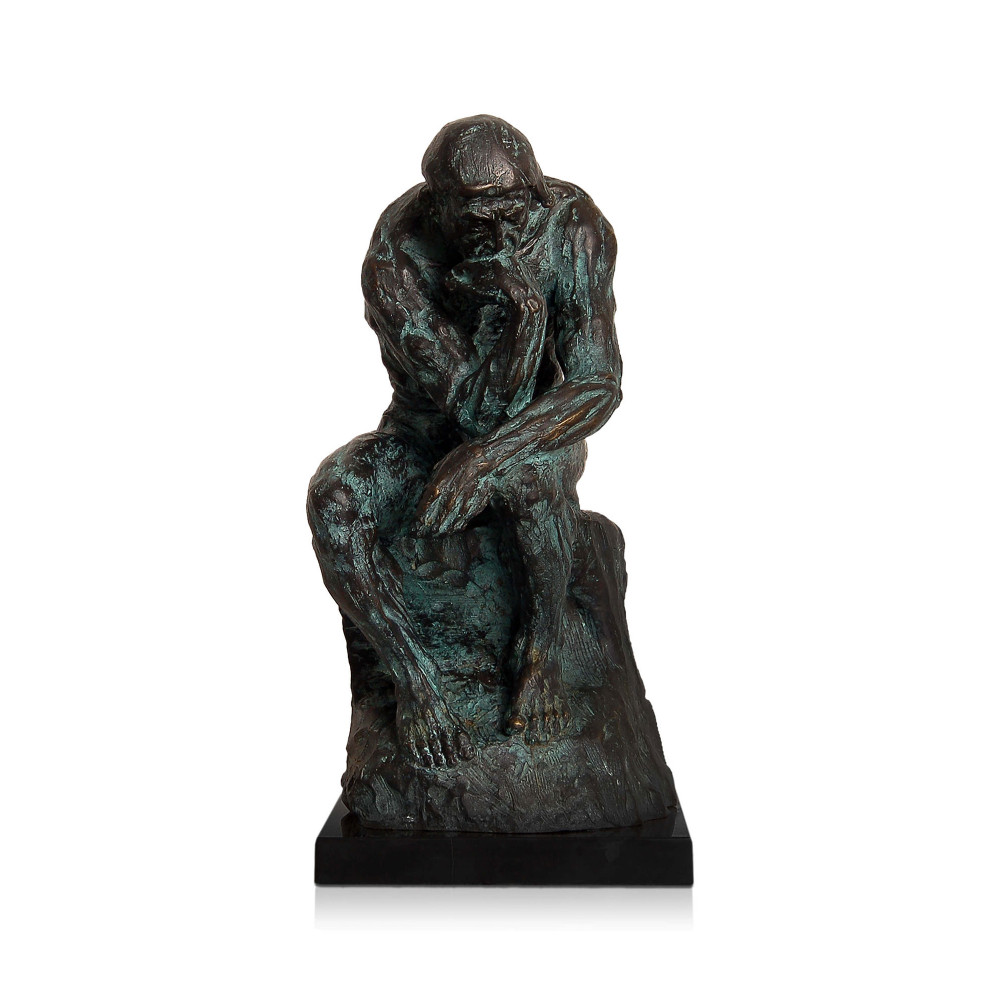 LE018 - Statua in bronzo Pensatore