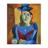 PC017EAT-01 - Donna con cappello blu