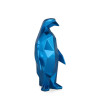 D3515EU - Pinguino sfaccettato blu metallizzato