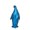 D3515EU - Pinguino sfaccettato blu metallizzato
