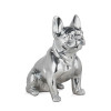 D4040RS - Bulldog francese seduto scultura in resina