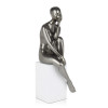D7028EA - Pensatrice statua in resina antracite