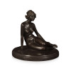 EP705 - Statua in bronzo Nudo di donna seduta