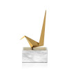 FD011A - Uccellino Origami oro