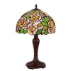 GF12825 - Lampada da tavolo Tiffany con rose