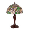 GF12825 - Lampada da tavolo Tiffany con rose