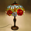 GF16534 - Lampada da tavolo Tiffany floreale