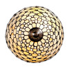 GM16022 - Lampada Tiffany scultura con gemme dea