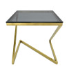 JST002A - Tavolino lato divano Simply zed serie Luxury oro