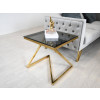 JST002A - Tavolino lato divano Simply zed serie Luxury oro