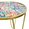 MA002X4 - Tavolino lato divano Cuoricini colorati 