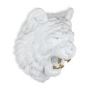 PE3733SWEG - Scultura da parete Testa di tigre bianco
