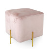 SCH005E - Sgabello Cube serie Luxury rosa