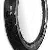 TIC100100MBB - Specchio Round vetro nero