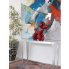 TS6862MRB - Cane palloncino vetro mosaico rosso