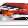 WA013WA - Quadro Astratto su plexiglas rosso e bianco