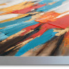 WF022X1 - Quadro astratto multicolore su sfondo grigio