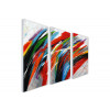 WF061TX1 - Astratto tris onda multicolore multicolore
