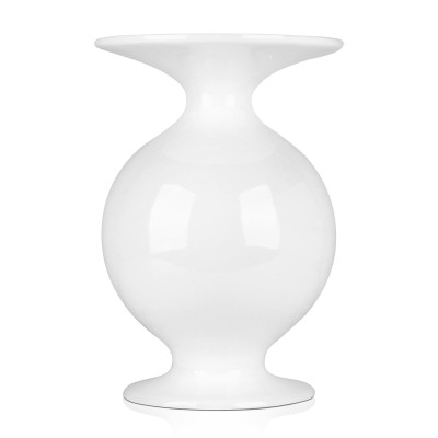 V069048PW1 - Vaso panciuto bianco
