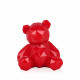 D2019PR - Red little multi - faceted Teddy Bear