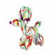 D2826PZ3 - Resin sculpture Dog balloon small multicolored