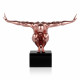 D4532EC - Balance a small bronze coloured sculpture