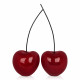 D5265PN - Big double cherries resin sculpture