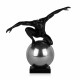 PE4748SBRS01 - Black and Silver domination Sculpture