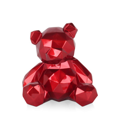 D3028ER - Low Poly bear red