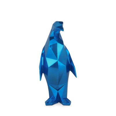 D3515EU - Low Poly penguin blue