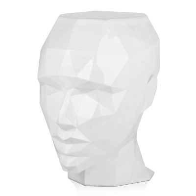 FPE5550PW - Low poly woman's head side table