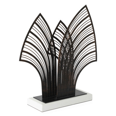 FS006A - Abstract iron sculpture