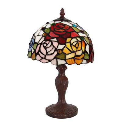 GF08443 - Bedside table lamp with roses