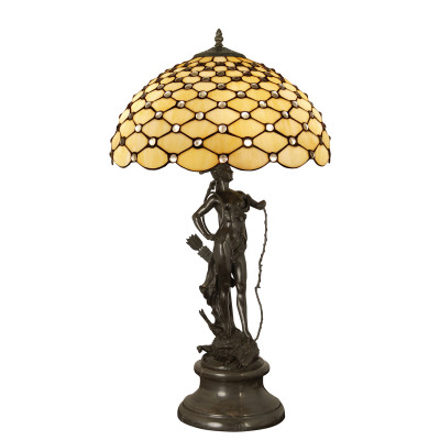 GM16782 - Lamp sculpture with gems bow and arrows