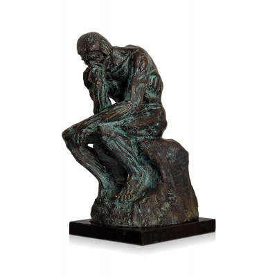 LE018 - Thinker bronze sculpture
