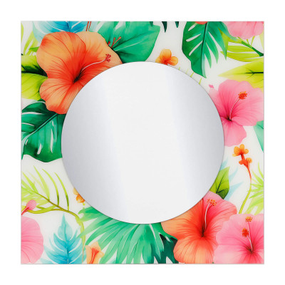 MA8080S1 - Modern design mirror Tropical flowers 