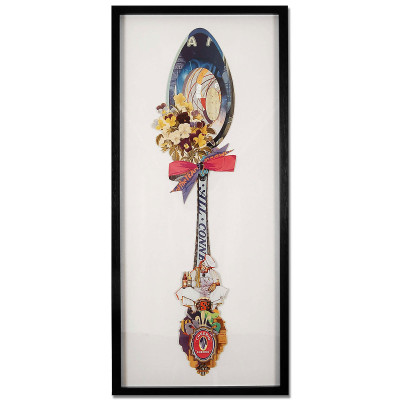 SA005A1 - Spoon collage painting