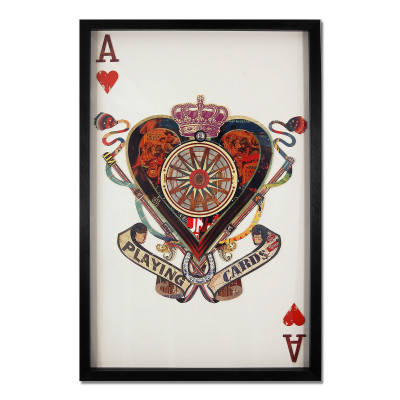 SA016A1 - Ace of Hearts 3D painting