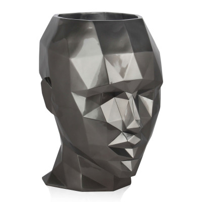 VPE5550EA - Low poly woman's head vase large
