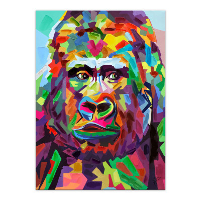 WF056X1 - Orangutan Pop Art multicolored