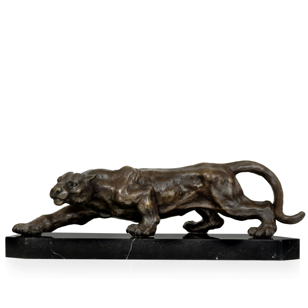 AL024 - Panther bronze sculpture