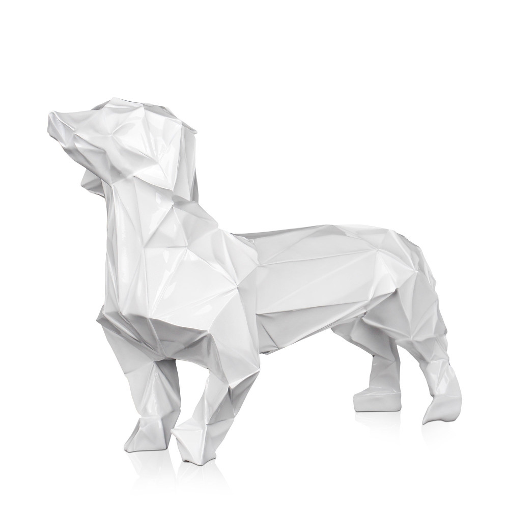 D5639PW - Low Poly basset hound